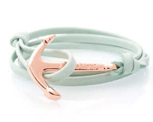 mint-green-leather-rose-gold-anchor-bracelet